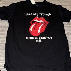 Rolling Stones Black T-Shirt, size L
